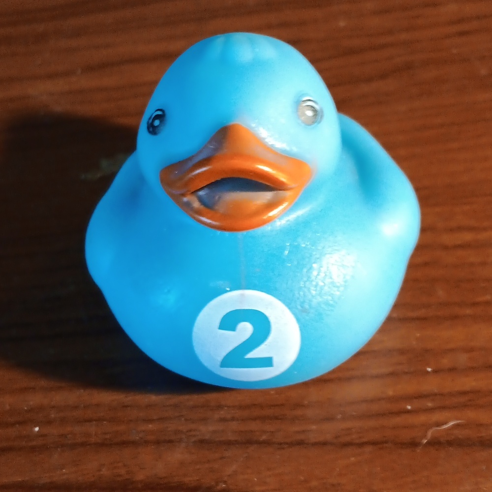 190. BILLIARD BALL RUBBER DUCKY